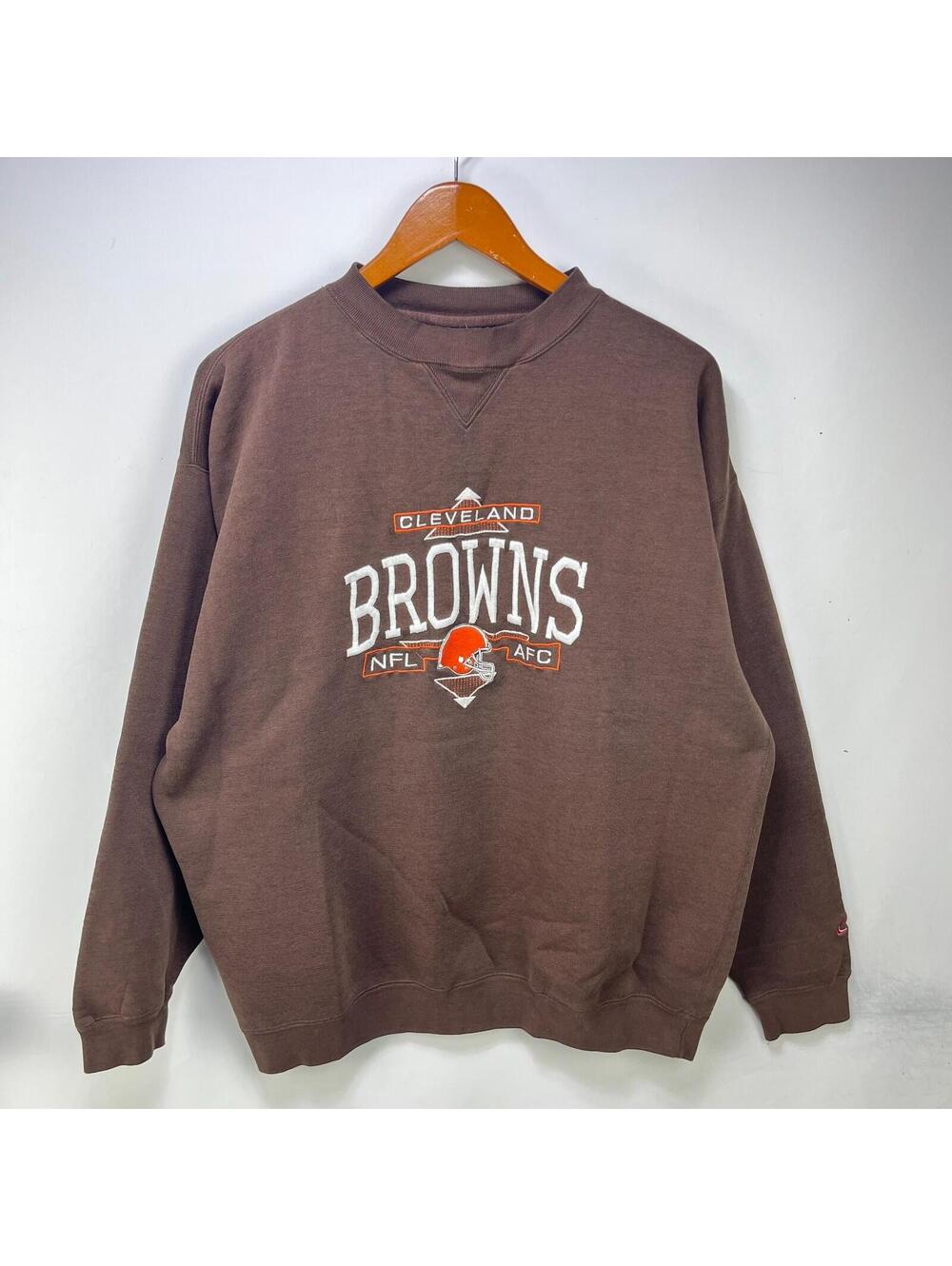 Vintage 90s Lee Cleveland Browns Embroidered Sweatshirt XL